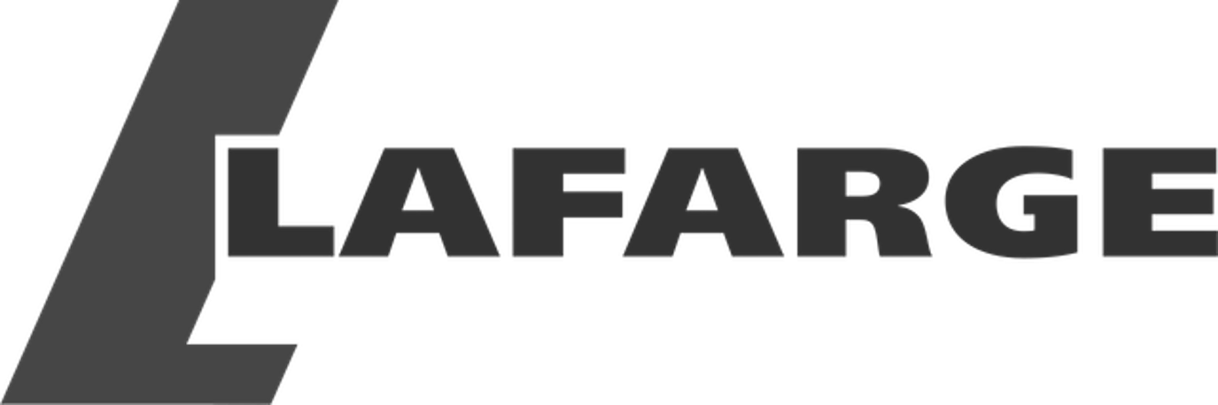 Logo Lafarge - Leader industriel faisant confiance aux solutions nesso